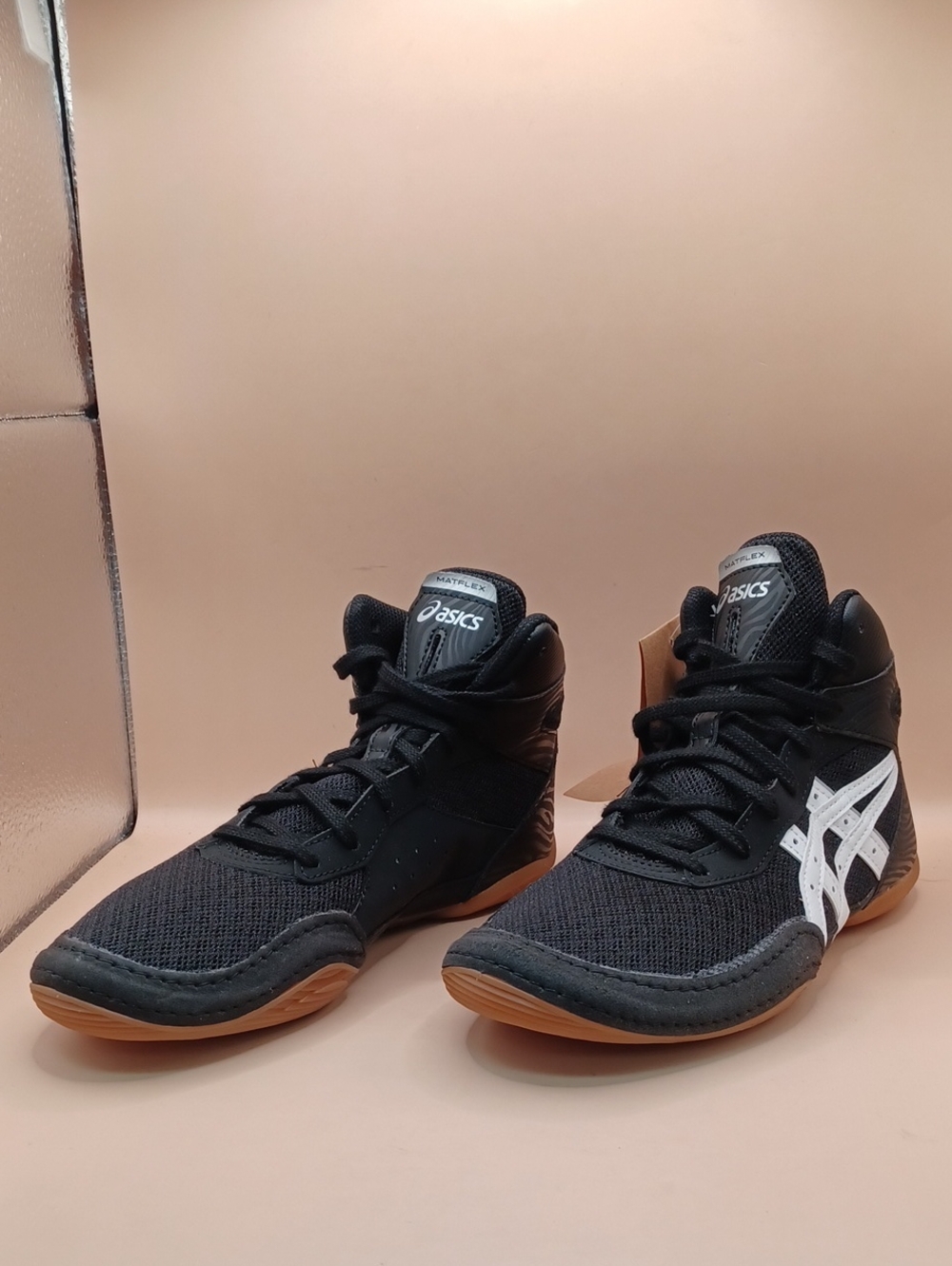 ASICS Matflex 7 GS Youth Wrestling Shoes-Black Size 4.5 US